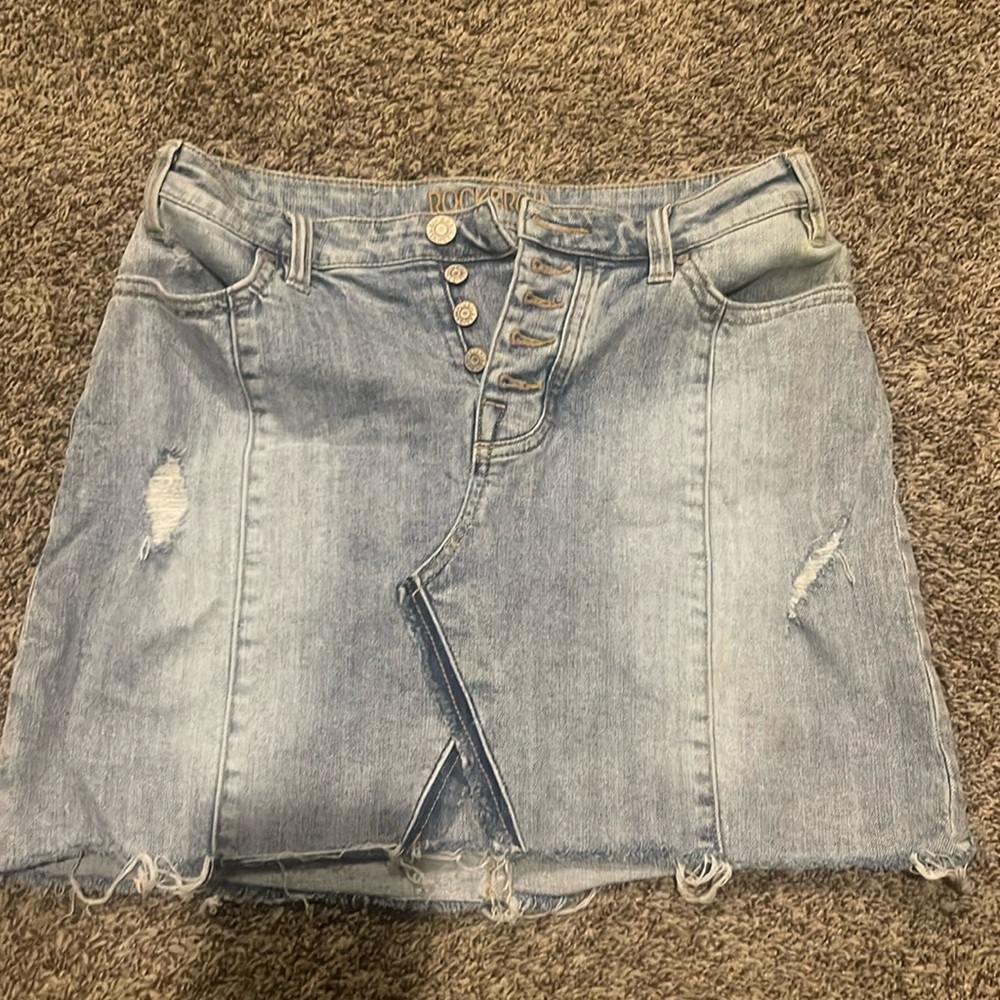 Brand new rock &roll Jean skirt